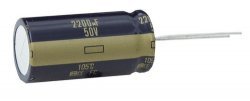 ELKO 220µF/50V, 105°C