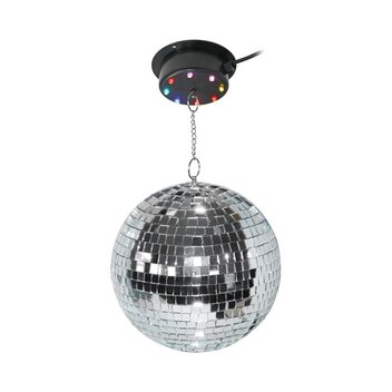 Disko kugla 200 mm s motorom i LED diodama u nekoliko boja