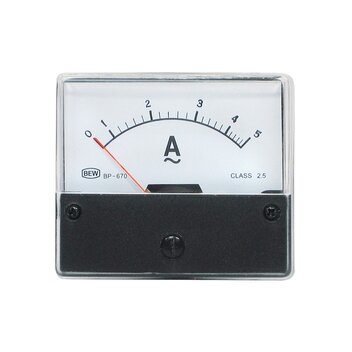Ugradni instrument 0-5A AC